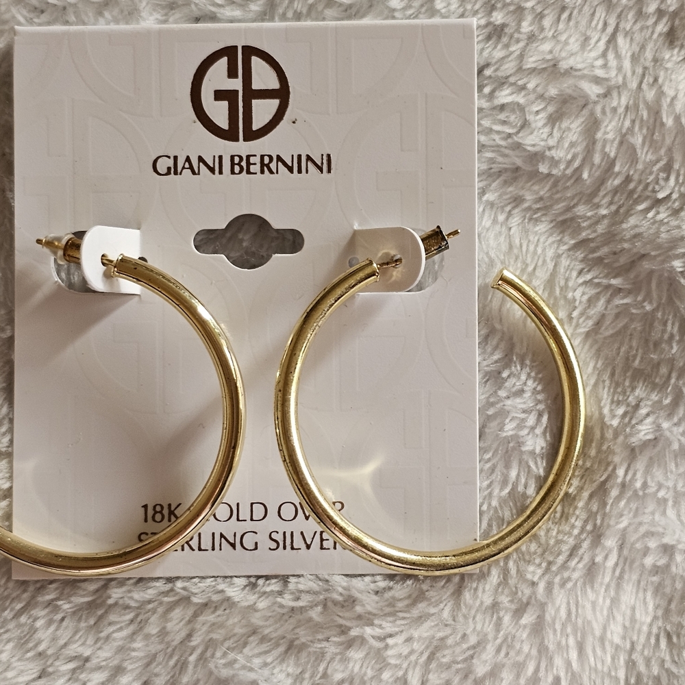 giani Bernini sterling silver hoops